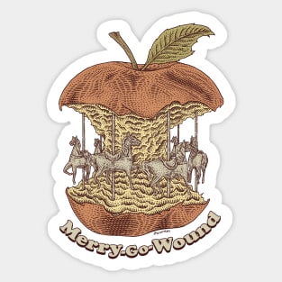 Merry-Go-Wound Sticker